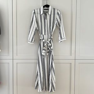 Zara Linen blend striped